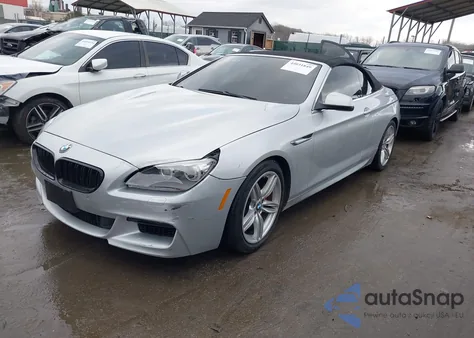 2012 BMW 650I из США, поврежденный, VIN WBALZ3C51CDL73358
